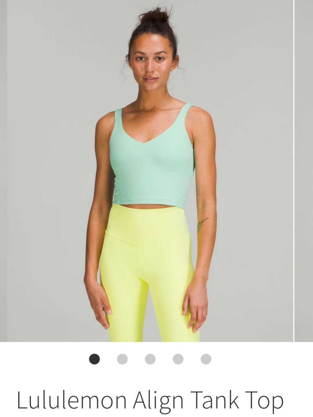 lululemon Align Tank Top - Mint Green
